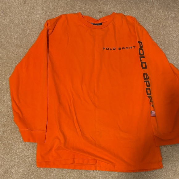 Polo Ralph Lauren Other - Polo Sport  Orange Long Sleeve Shirt